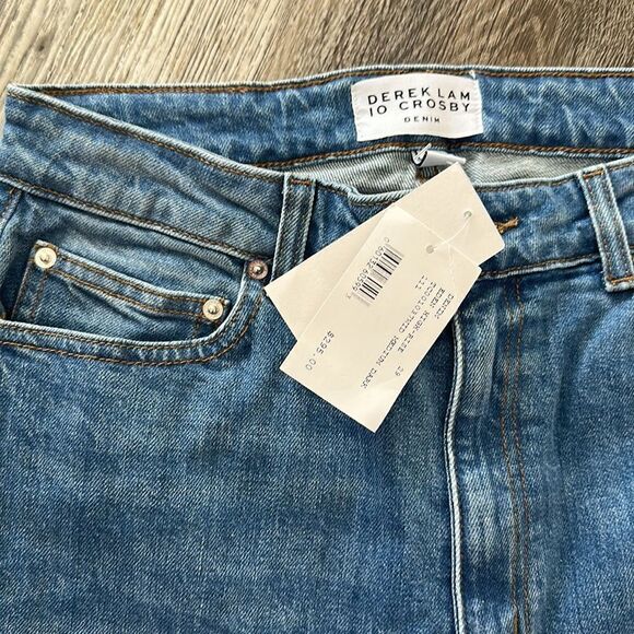 Derek Lam 10 Crosby Eden High-Rise Slim Crop Denim Blue Jeans Size 29 NWT - Picture 5 of 7